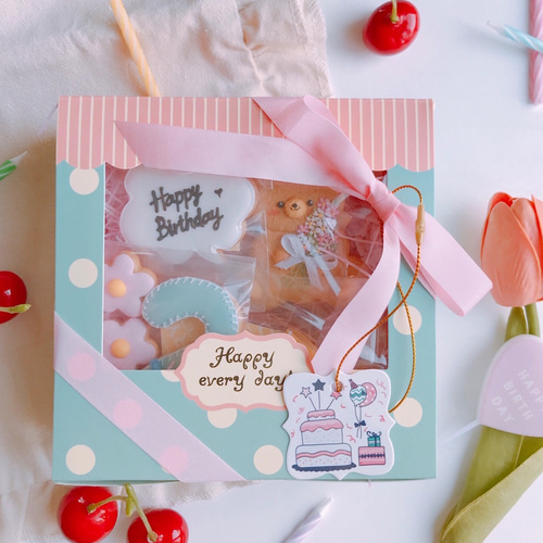 アイシングクッキー　誕生日　お祝い 選べる数字!!お誕生日アイシングクッキー(2桁) クッキー Make up