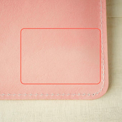 【アウトレット】【現品限り】【大特価セール】✨ゴールドファスナー✨　乙女椿のような春色ピンクのスマートなお財布 6枚目の画像