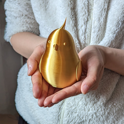 金運インコ 幸運を呼ぶ！金のセキセイインコさん その他置物 slafactory 通販