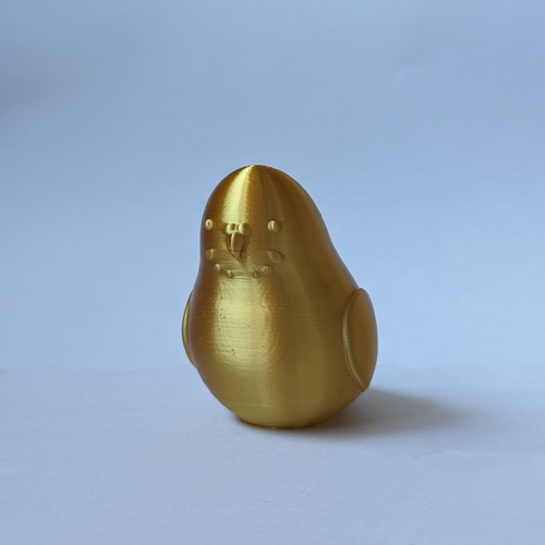 幸運を呼ぶ！金のセキセイインコさん その他置物 slafactory