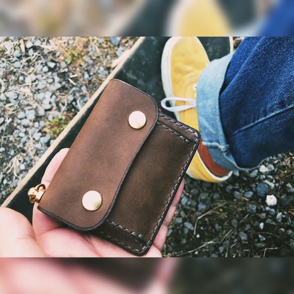 トラッカーウォレット                                     コンパクトタイプのトラッカー風ウォレット 。必要最低限のコイン、カード、お札ス S1406094517(10725円)