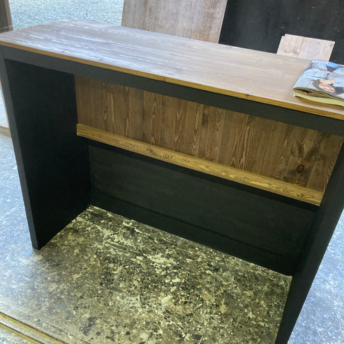 受注製作【ブラックシリーズ/北欧】☆カウンターテーブル【1200】