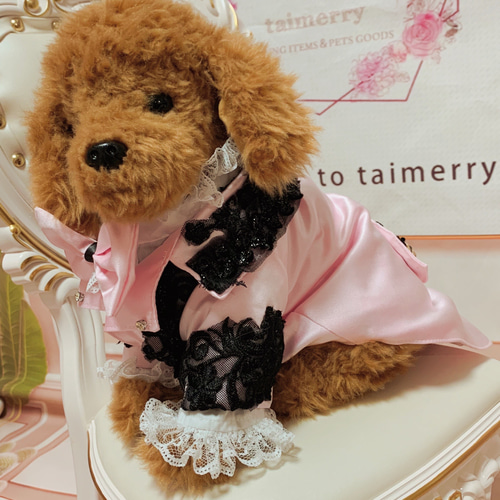 犬猫うさちゃん服 かっこかわいい✨ピンク色タキシード ペット服