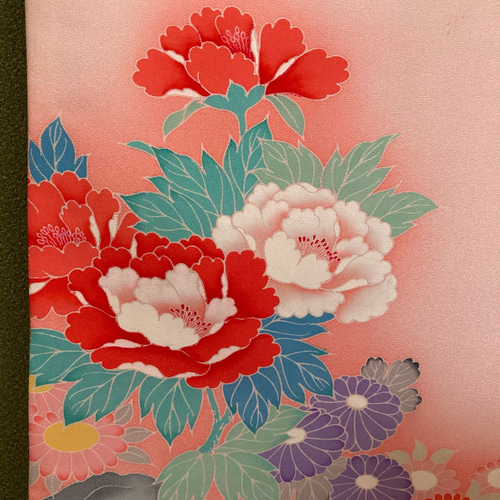 ☆送料無料☆掛け軸 着物リメイク 和風インテリア ひな祭り 桃の節句