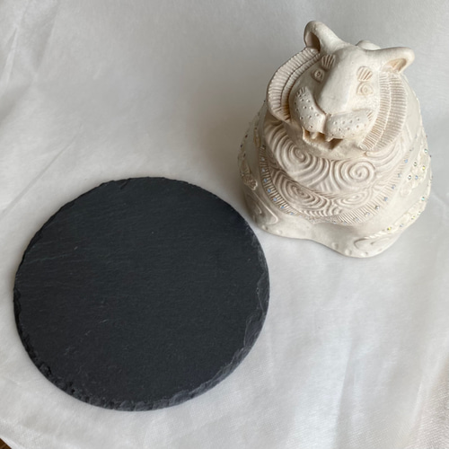 白虎 ／ 陶彫刻・オブジェ 立体・オブジェ 辻本喜代美・アトリエ陶喜