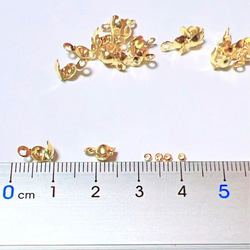 ボールチップ＆つぶし玉 ゴールド 各100個 2枚目の画像