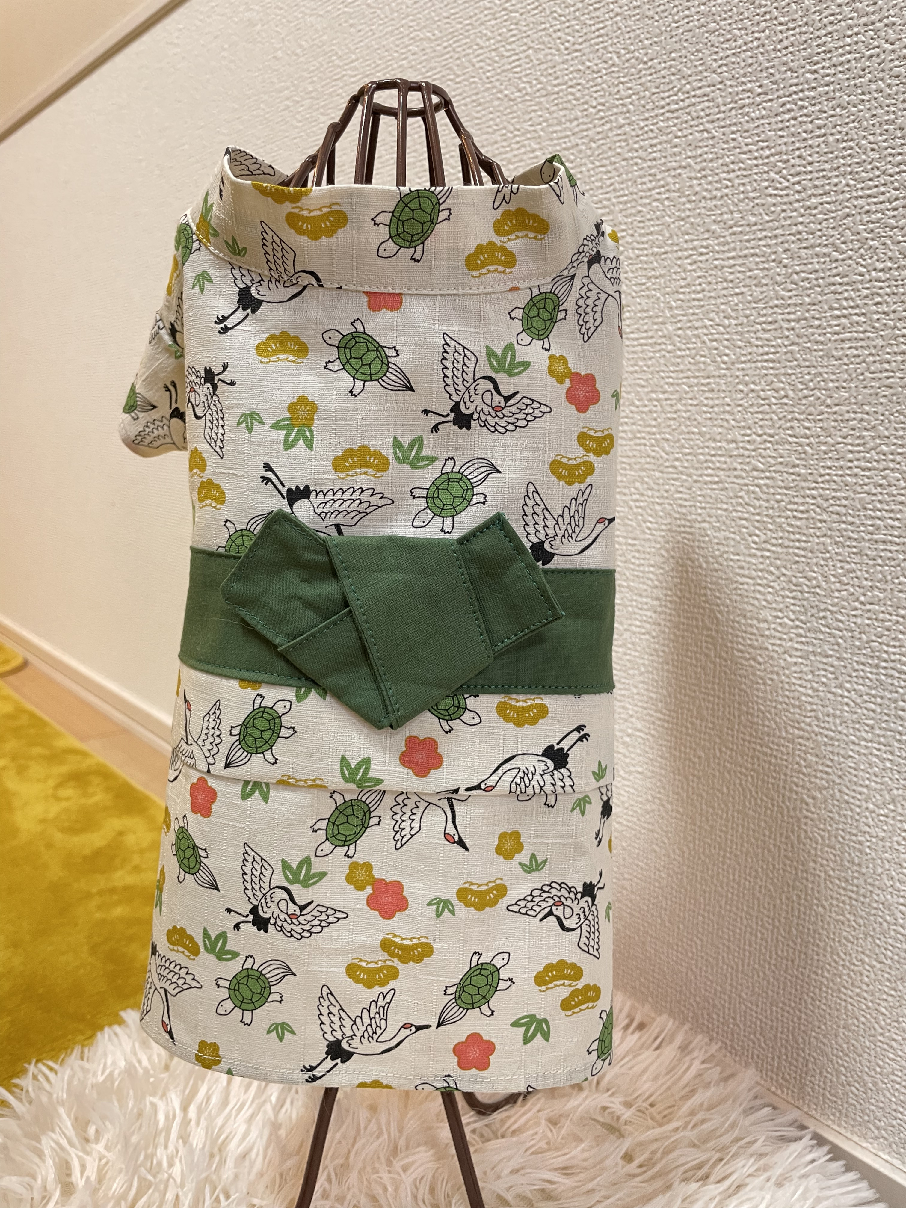 ネット買蔵 ⭐︎きゃびんぬ様専用ページ⭐︎犬用浴衣 カエル柄・鶴亀柄