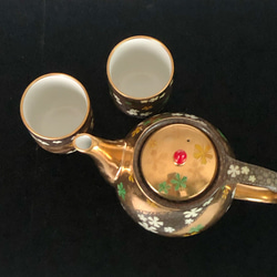 金彩と矢車草の茶器セット 16枚目の画像