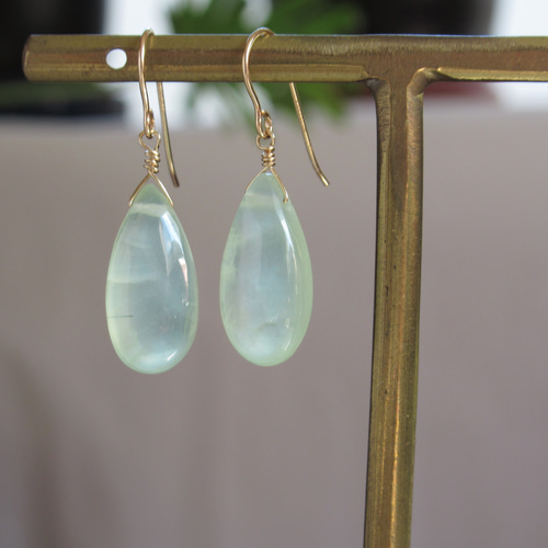 プレナイト プレーンペアシェイプ ***(14Kgf・Silver925)フックピアス  