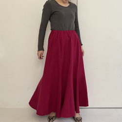 マーメイドスカート(プラムピンク) 6枚目の画像