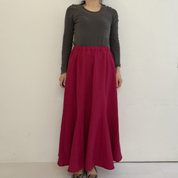 マーメイドスカート(プラムピンク) 15枚目の画像