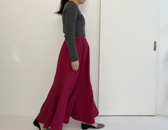 マーメイドスカート(プラムピンク) 10枚目の画像