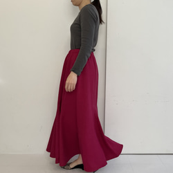 マーメイドスカート(プラムピンク) 9枚目の画像