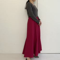 マーメイドスカート(プラムピンク) 14枚目の画像