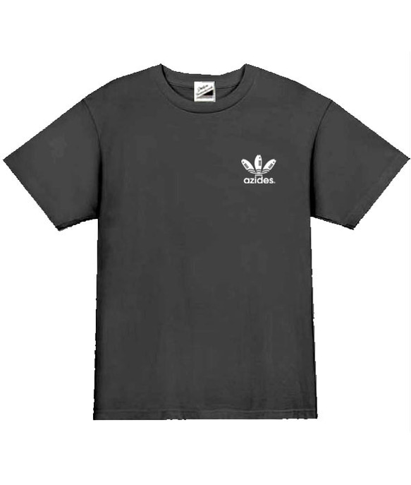 ［azides/1ポイント半袖］5ozアジデスTシャツ パロディ 長袖 おもしろ 面白い プレゼント 1枚目の画像