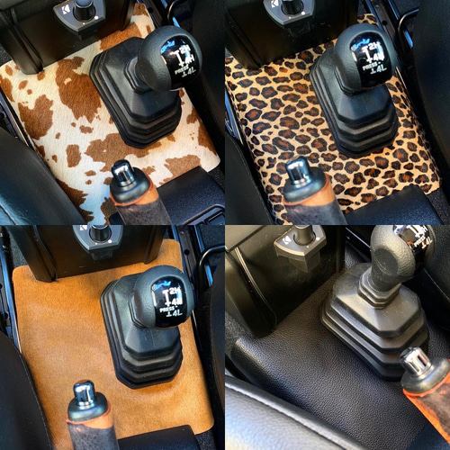虎徹◇新型ジムニー2点セット◇キャメル、ステッチキャメル、刻印筆記体 セット商品・AT車専用・キャメル]新型ジムニージムニーシエラ3D