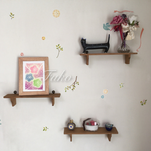 絵画】梅の香り《メッセージ/ポストカード付》パステルアート