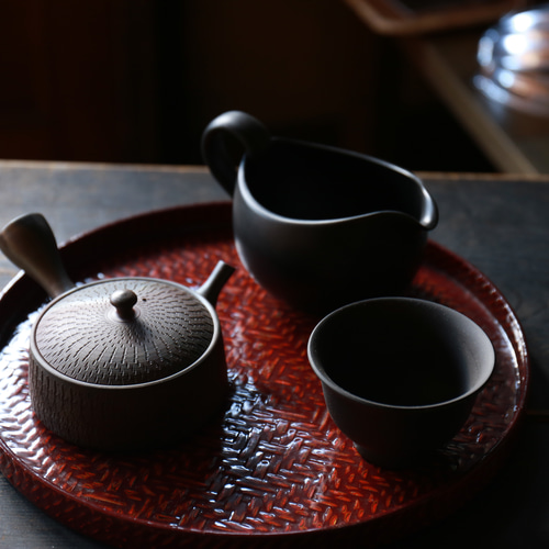煎茶が美味しく飲める平型急須【愛知県常滑産】玉光窯さんの 煎茶が美味しく飲める平型急須【愛知県常滑産】玉光窯さんの