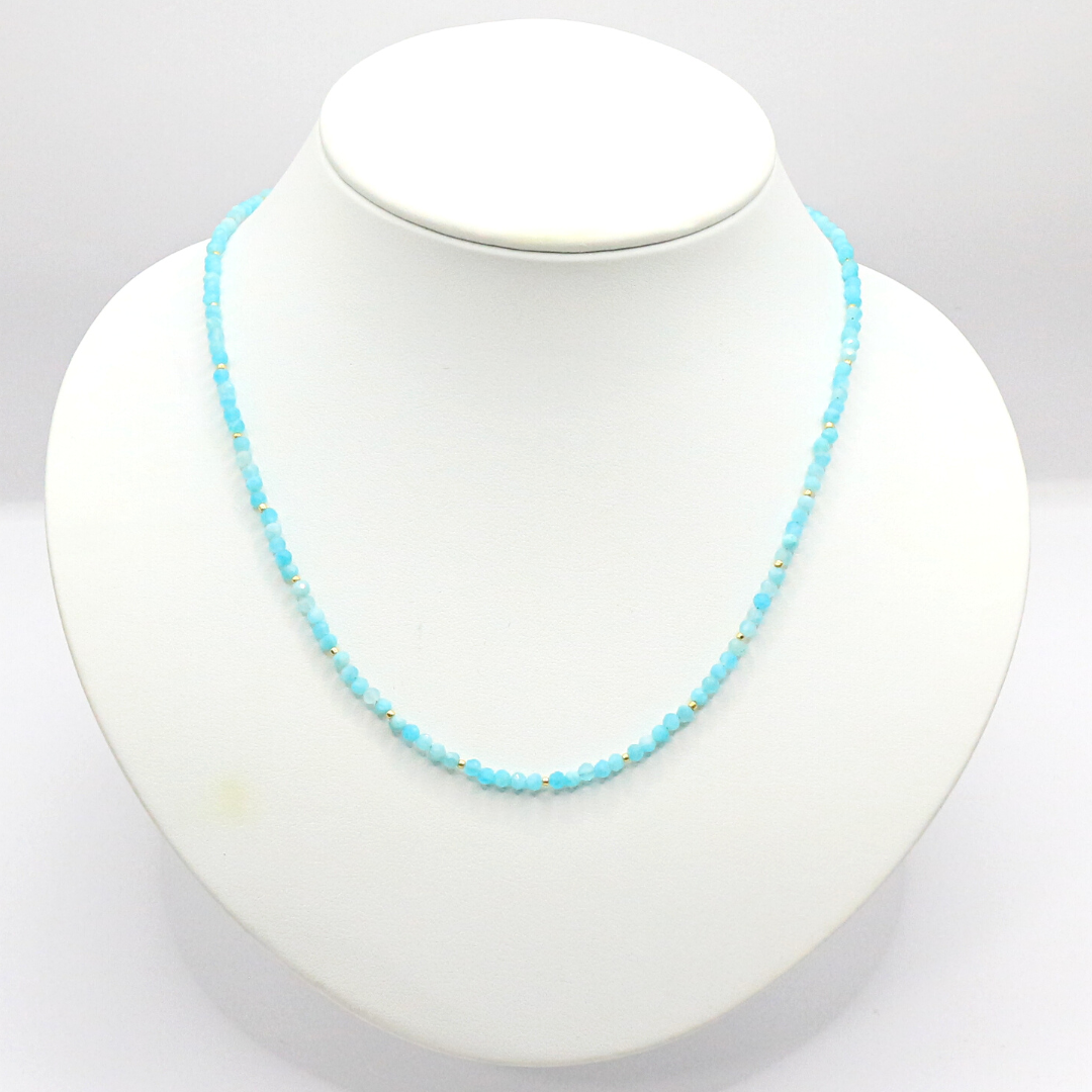 アマゾナイト ビーズ ネックレス limited edition37