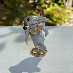 Eto - ornamento "La lepre"　 干支置き物 ”うさぎ” 4枚目の画像