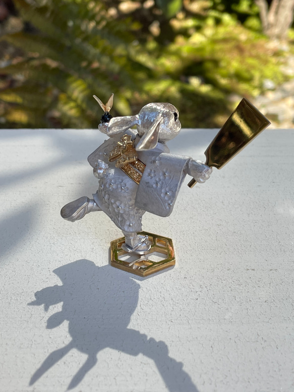 Eto - ornamento "La lepre"　 干支置き物 ”うさぎ” 3枚目の画像