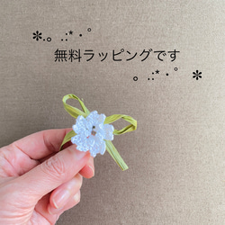 手編み　白く輝く大島桜＊クロッシェレース♢手のひらサイズのさくらドイリー　お花見気分のインテリアディスプレイに～ 20枚目の画像