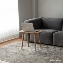 オーク材のソファテーブル [60cm] 素材・高さを選べます。セミオーダー 日本製 3枚目の画像