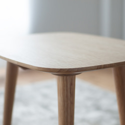 オーク材のソファテーブル [60cm] 素材・高さを選べます。セミオーダー 日本製 6枚目の画像