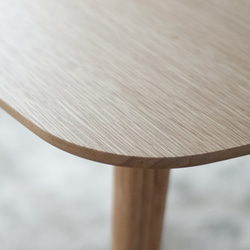 オーク材のソファテーブル [60cm] 素材・高さを選べます。セミオーダー 日本製 7枚目の画像