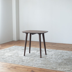 ウォルナット材のソファテーブル [60cm] 素材・高さを選べます。セミオーダー 日本製 2枚目の画像