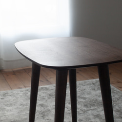 ウォルナット材のソファテーブル [60cm] 素材・高さを選べます。セミオーダー 日本製 6枚目の画像