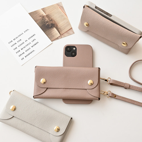 全機種対応 回転式 ロングマルチポーチ付 まるっとケース