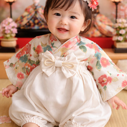 ベビー袴 虎✕ベージュ 初節句 ベビー服 yu_yu 通販 13758142｜Creema