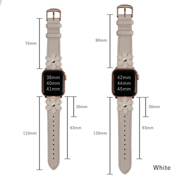 13×13色　アップルウォッチ　フラワー　Watch Band 001 (apple watch)#mm00000288 7枚目の画像