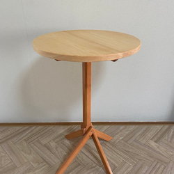 木製サイドテーブル（ヒノキ） 2枚目の画像
