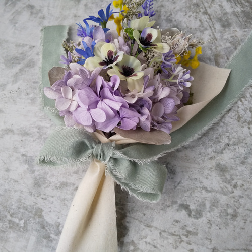 Swag bouquet＜sumire＞＊スミレ＊ビオラ＊スワッグ＊春＊ブーケ