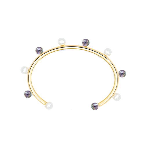 期間限定セール9/20まで　les bon bon パールバングル SETUP7｜les bon bon/steady pearl choker/ステディ パール