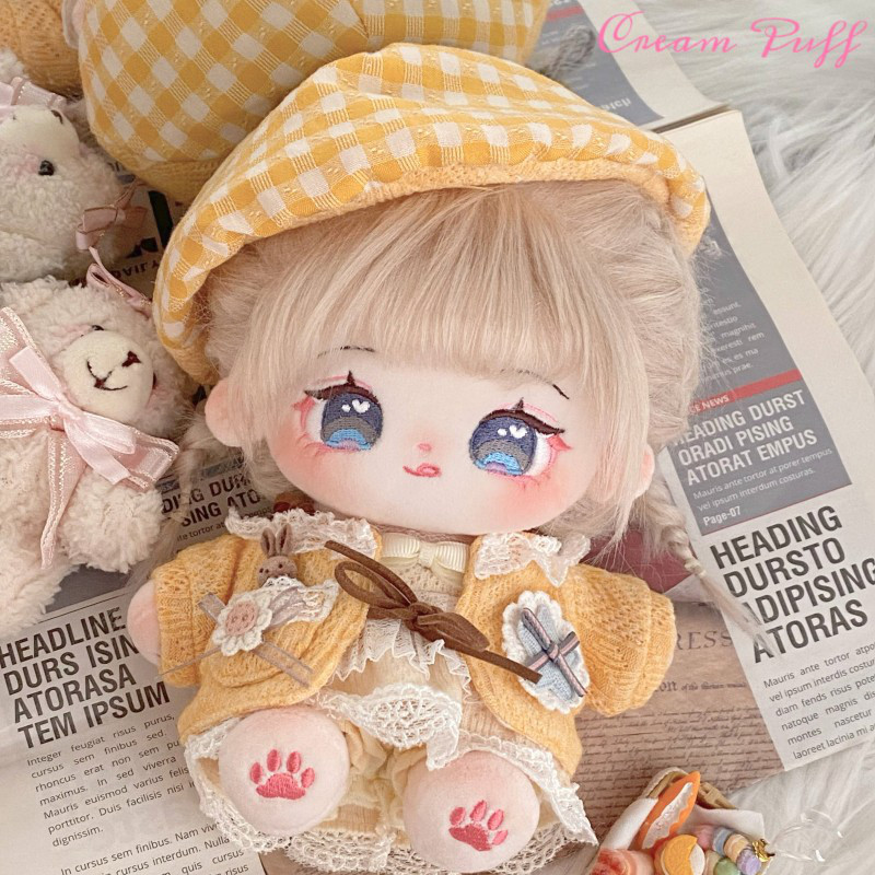 ぬいぐるみセット 茶色とクリーム色 制服風