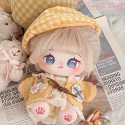 20cmぬいぐるみ服 着せ替えぬいぐるみ 甘えクリームセット 5色