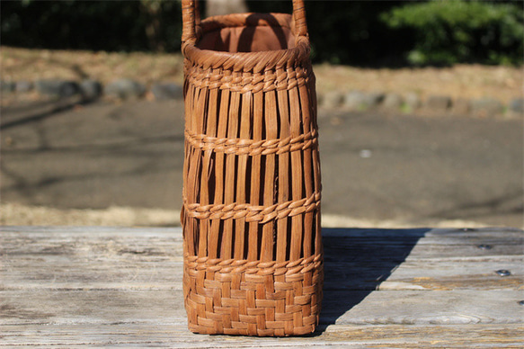 山葡萄 かごバッグ 網代編み やまぶどう ハンドバッグ 着物 籠 山葡萄 籠 バッグ 三行断山葡萄かごバッグ 山葡萄 やまぶどう cmx