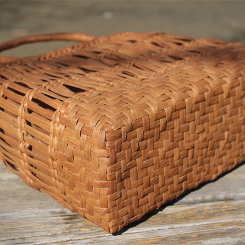 98113 山葡萄 かごバッグ 網代編み やまぶどう ハンドバッグ 着物 籠