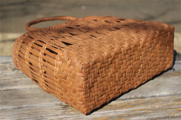 山葡萄 かごバッグ 網代編み やまぶどう ハンドバッグ 着物 籠 山葡萄 籠 バッグ 三行断山葡萄かごバッグ 山葡萄 やまぶどう cmx