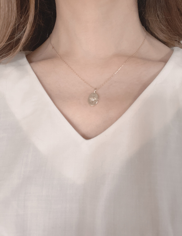 k10yg★star necklace（diamond） 6枚目の画像