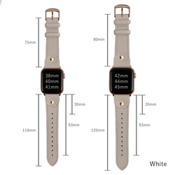 組み合わせ1024通り　本革　時計　ベルト apple watch シンプル #mm00000290 8枚目の画像