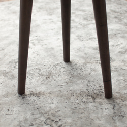ウォルナット材のサイドテーブル［2サイズ 40cm・50cm] 高さも選べます。セミオーダー 日本製 天然突板 花台 7枚目の画像