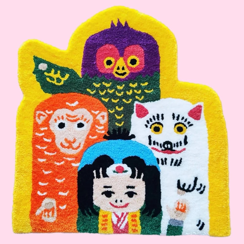 【ハンドメイド】オーダーラグ SALE ITEMS⁠ ハンドメイドならではの優しい風合いがリラックス