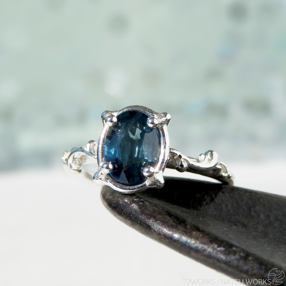 サファイア リング / Blue Sapphire Ring O 1枚目の画像