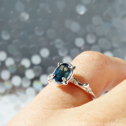 サファイア リング / Blue Sapphire Ring O 5枚目の画像