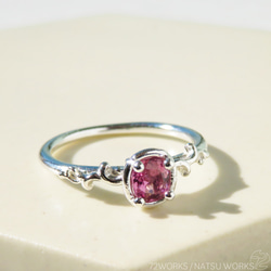 スピネル リング / Botanical Pink Spinel Ring 5枚目の画像