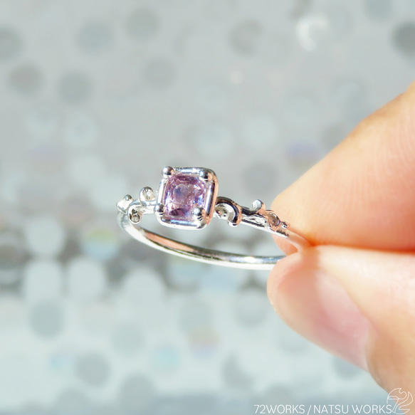 スピネル リング / Botanical Purple Spinel Ring 6枚目の画像